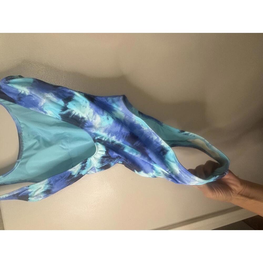 Aerie Vibrant Blue Tie-Dye Swimsuit - XS - Picture 3 of 6